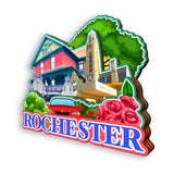 Магнит на холодильник для Рочестера, Нью-Йорк, США, 1076