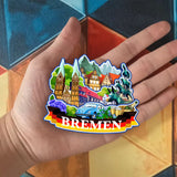 Refrigerator Magnet for Bremen Germany  1183