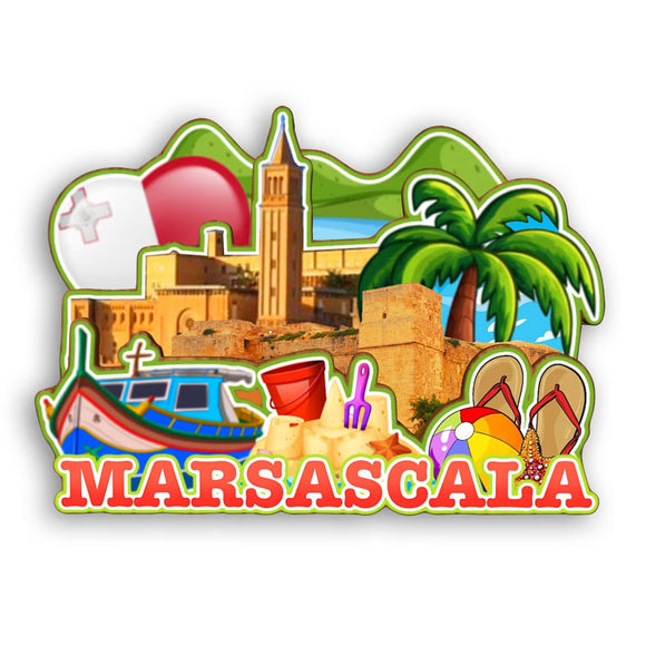 Refrigerator Magnet for Marsascala Malta  2314