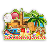 Refrigerator Magnet for Marsascala Malta  2314