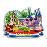 Refrigerator Magnet for Blois France  2620