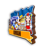 Refrigerator Magnet for Uman Ukraine  2398