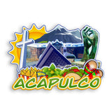 Refrigerator Magnet for Acapulco Mexico  1811
