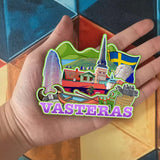 Kühlschrankmagnet für Vasteras Schweden 2178