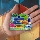 Refrigerator Magnet for Atlantic City New Jersey USA  1051