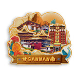 Refrigerator Magnet for Gannan, Gansu, China  821