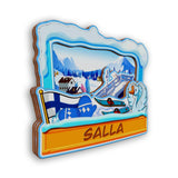 Refrigerator Magnet for Salla Finland  2349