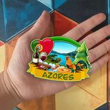 Refrigerator Magnet for Azores Portugal  1950