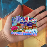 Refrigerator Magnet for Bournemouth UK  1489