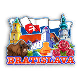 Refrigerator Magnet for Bratislava Slovakia  2372