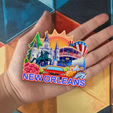 Kühlschrankmagnet für New Orleans Louisiana USA 959