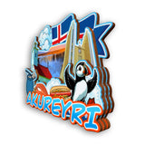 Refrigerator Magnet for Akureyri Iceland  2249