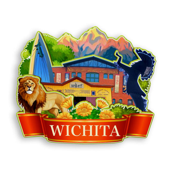 Refrigerator Magnet for Wichita Kansas USA  947