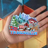 Kühlschrankmagnet für Trondheim Norwegen 2275