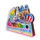 Refrigerator Magnet for Philadelphia Pennsylvania USA  1113