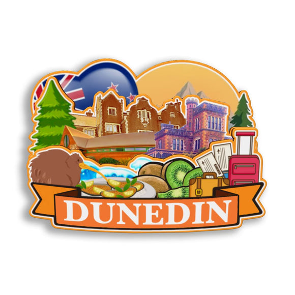 Refrigerator Magnet for Dunedin New Zealand  2733