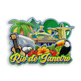 Магнит на холодильник для Рио-де-Жанейро, Бразилия, 1898 г.