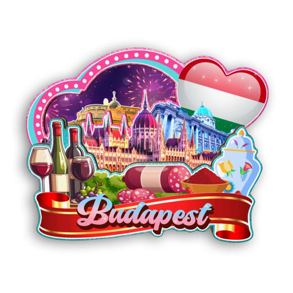 Refrigerator Magnet for Budapest Hungary  2138