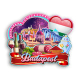 Refrigerator Magnet for Budapest Hungary  2138