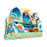 Kühlschrankmagnet für Jiuzhaigou, Sichuan, China 418