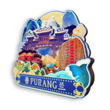Refrigerator Magnet for Pulang, Tibet, China  844