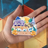 Refrigerator Magnet for Zhongmu, Henan, China  723