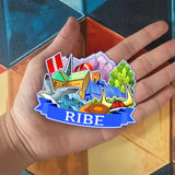 Refrigerator Magnet for Ribe Denmark  2073