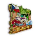 Refrigerator Magnet for Blansko Czech  2108