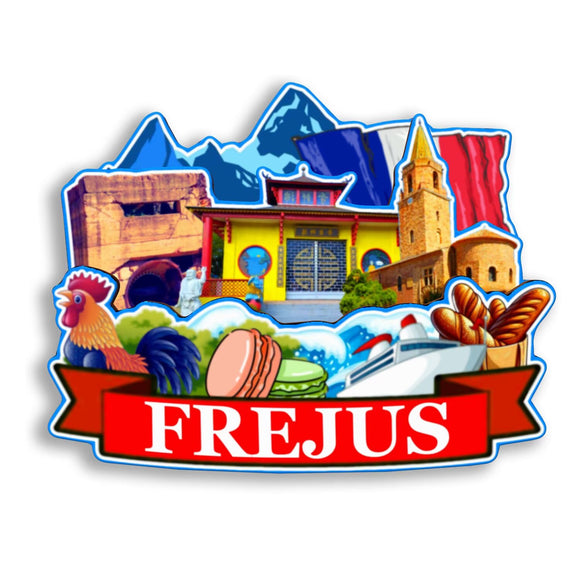 Refrigerator Magnet for Frejus France  2626