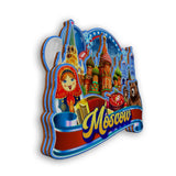 Магнит на холодильник для Москвы Россия 2517