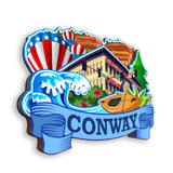 Kühlschrankmagnet für Conway Arkansas USA 339