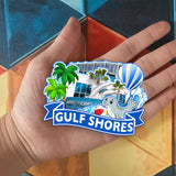 Kühlschrankmagnet für Gulf Shores Alabama USA 355