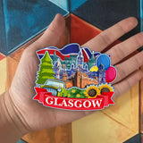 Refrigerator Magnet for Glasgow UK  1446