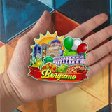 Refrigerator Magnet for Bergamo Italy  1307