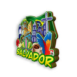 Магнит на холодильник Сальвадор Бразилия 1900