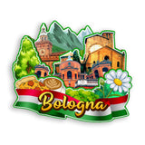 Refrigerator Magnet for Bologna Italy  1278