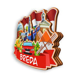 Refrigerator Magnet for Breda Netherlands  1995