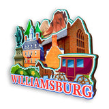Refrigerator Magnet for Williamsburg Virginia USA  895