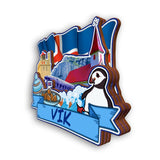 Refrigerator Magnet for Vik Iceland  2247