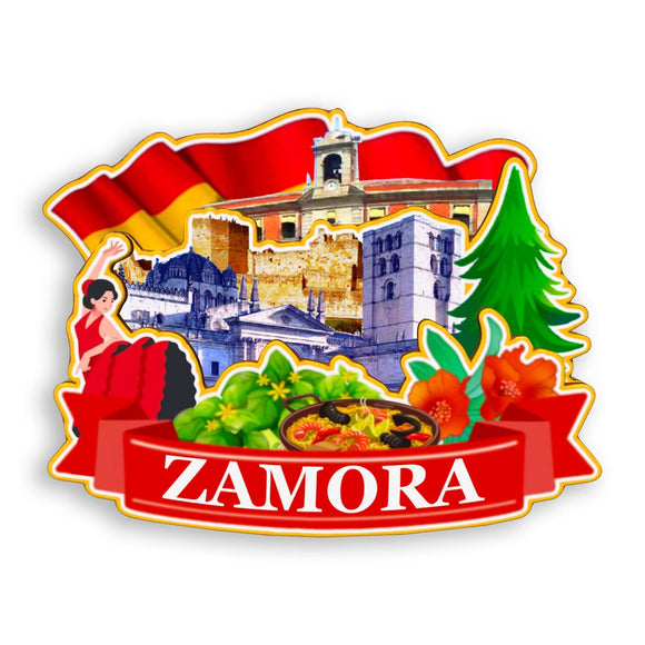 Refrigerator Magnet for Zamora Spain  1516