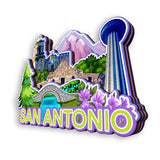 Kühlschrankmagnet für San Antonio Texas USA 384