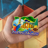 Магнит на холодильник для Фос-ду-Игуасу, Бразилия, 1911 г.