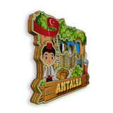 Refrigerator Magnet for Antalya Turkey  1634