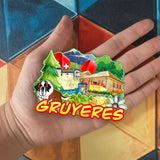 Refrigerator Magnet for Gruyeres Switzerland  2047