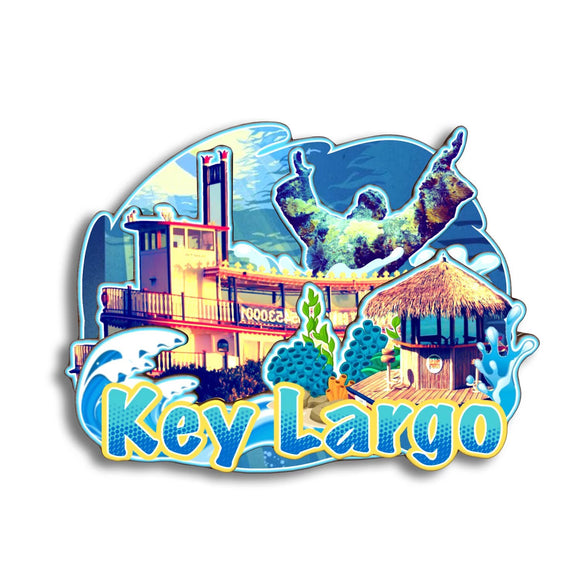 Kühlschrankmagnet für Key Largo Florida USA 202