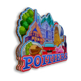 Refrigerator Magnet for Poitiers France  2627