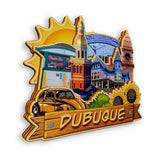 Kühlschrankmagnet für Dubuque Iowa USA 945