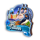 Refrigerator Magnet for Tallinn Estonia  2429