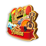 Refrigerator Magnet for Huesca Spain  1399