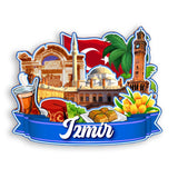 Refrigerator Magnet for Izmir Turkey  1632